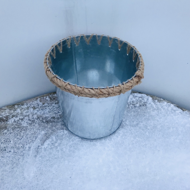 Obal na kvetináč plechový