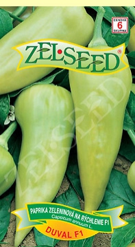 Zelseed Paprika sladká na rýchlenie ´Duval F1´