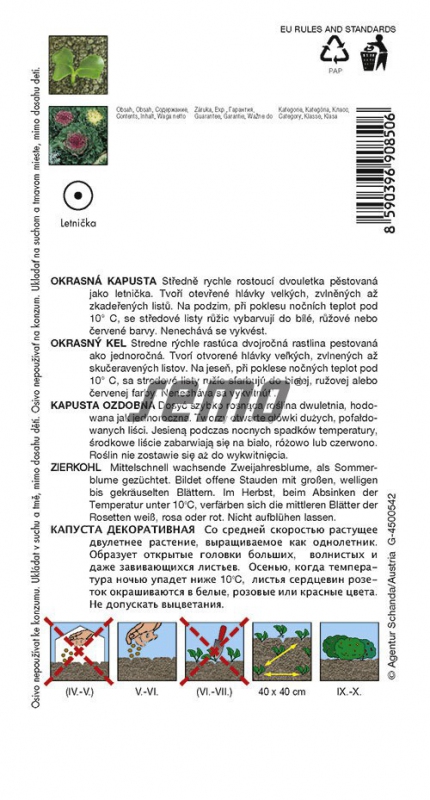 Semo Kel okrasný ´Zmes Farieb´