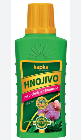 Kapka Hnojivo na orchideje a bromélie 0,2l