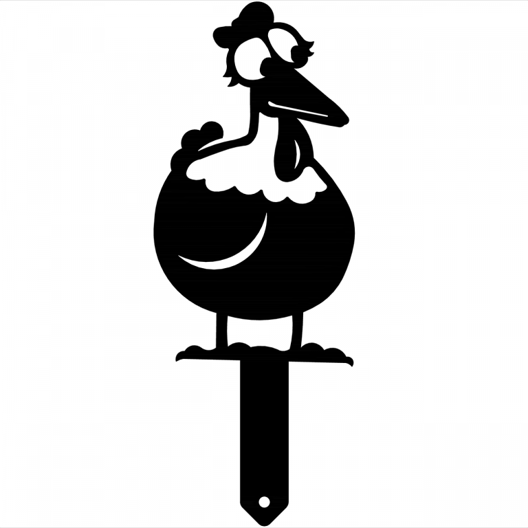 Záhradný zápich – kohút 15cm