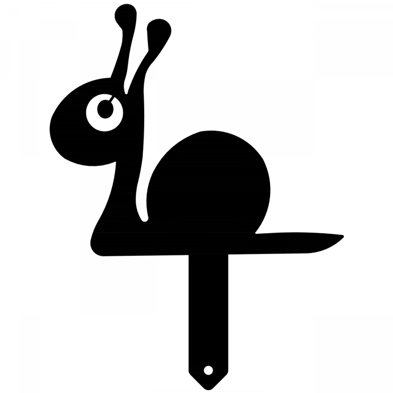 Záhradný zápich – slimák 15cm