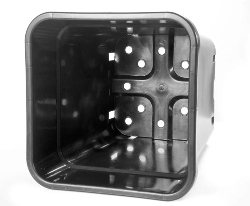 Kvetináč plastový vysoký štvorcový 18L, 30 x 31 cm