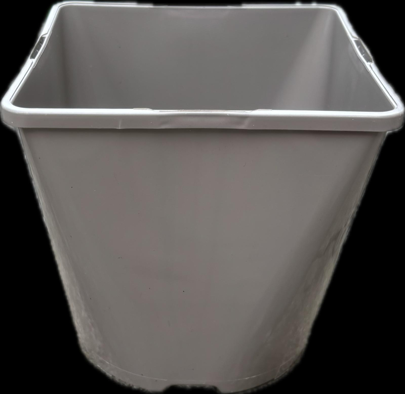 Kvetináč plastový Štvorcový okrúhly 2l, 14 x 14 cm