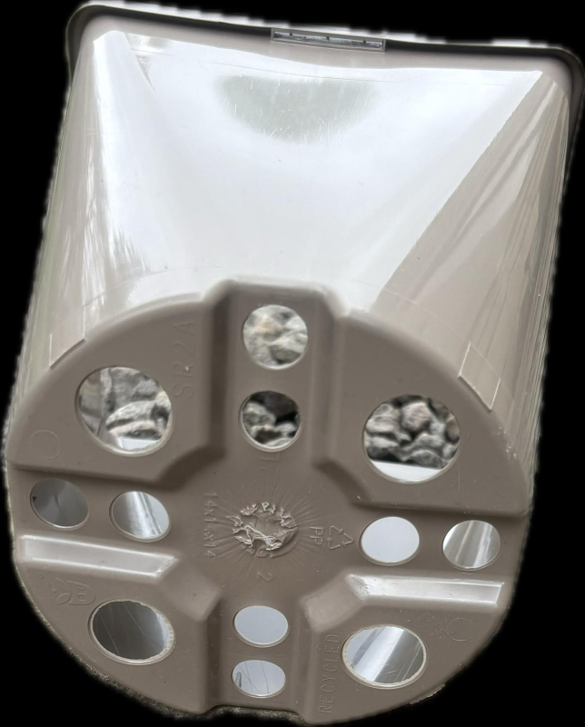 Kvetináč plastový Štvorcový okrúhly 2l, 14 x 14 cm