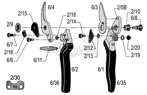 Felco 6/35 (Felco 6; 8; 9) 1ks
