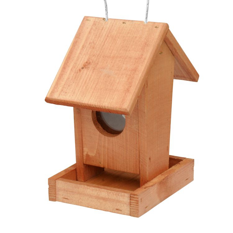 Krmítko pre vtáčiky závesné hnedé