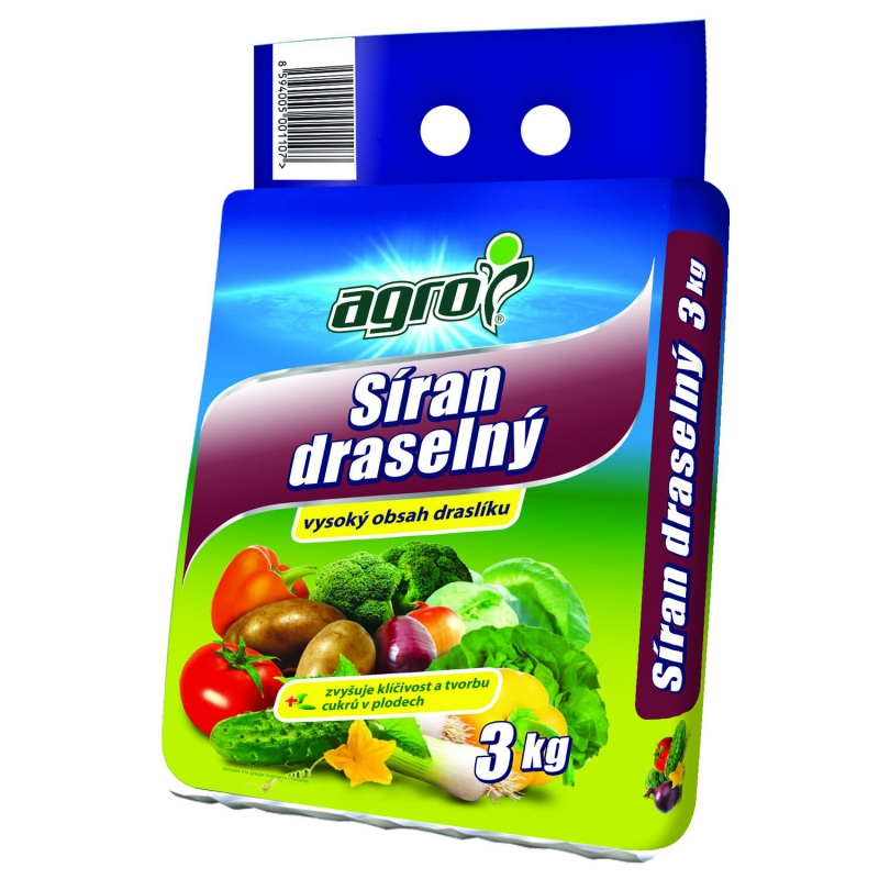 AGRO Síran draselný 3 kg