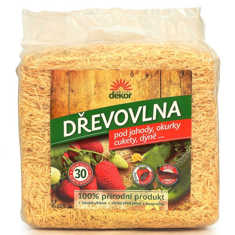 Forestina Drevovlna 850g pod jahody, cukety
