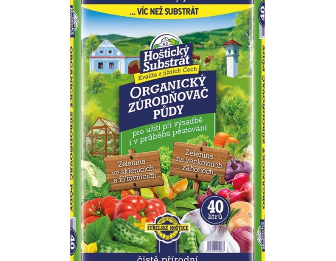 Hoštický substrát - Organický zúrodňovač pôdy 40l