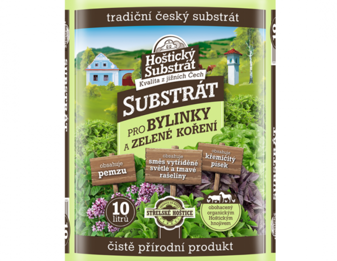 Hoštický Substrát na bylinky 10l