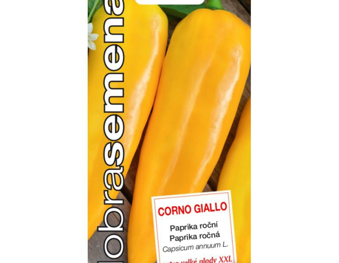 Dobrá semena Paprika ročná ´Corno Giallo´
