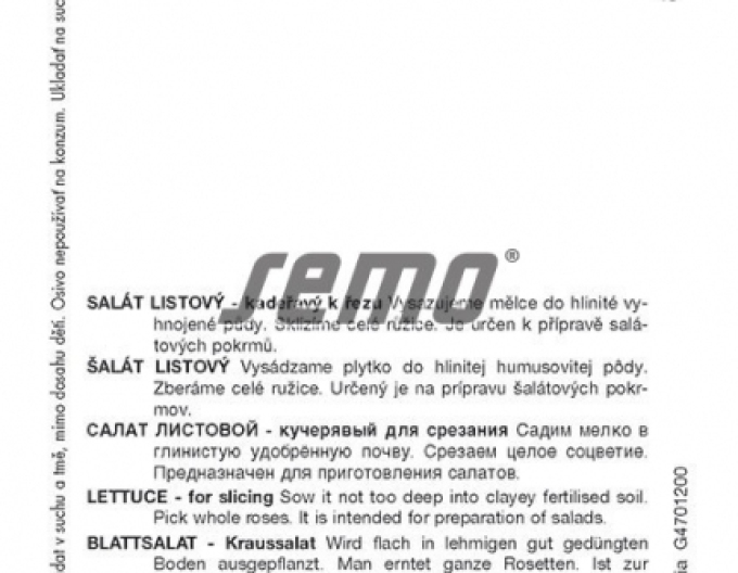 Semo Šalát  listový ´Dubagold´
