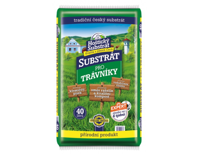 Hoštický Substrát na trávnik 40l