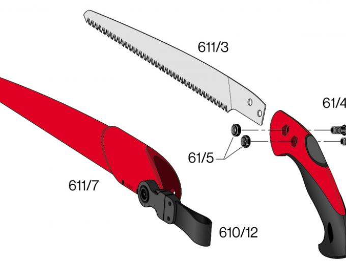 Felco 61/4 skrutka pílky 611