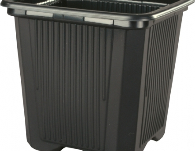 Kvetináč plastový hranatý 7x7x8 - 10ks