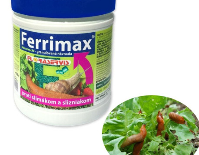 Ferrimax 500g - prípravok proti slimákom
