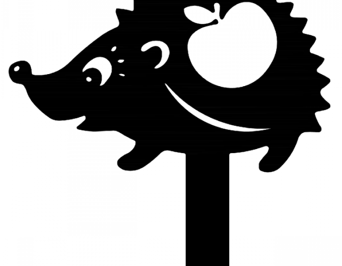 Záhradný zápich – ježko 30cm