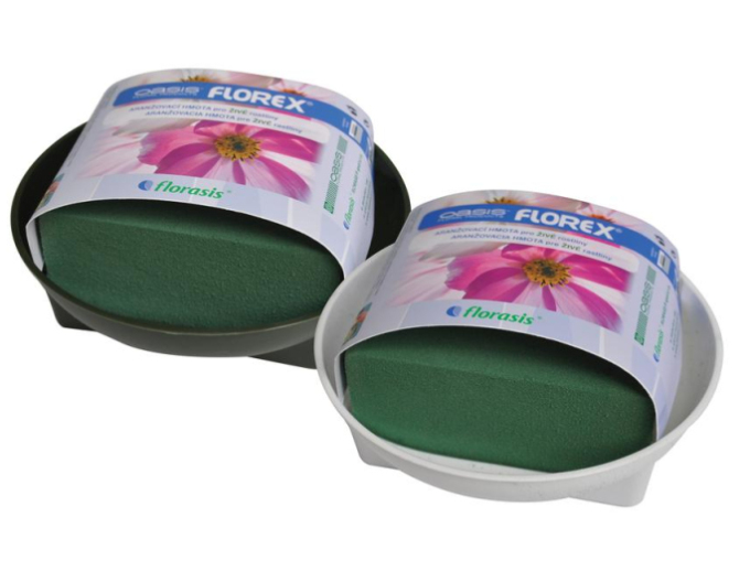 OASIS®  Miska s hmotou - zelená, Ø 15,5 cm