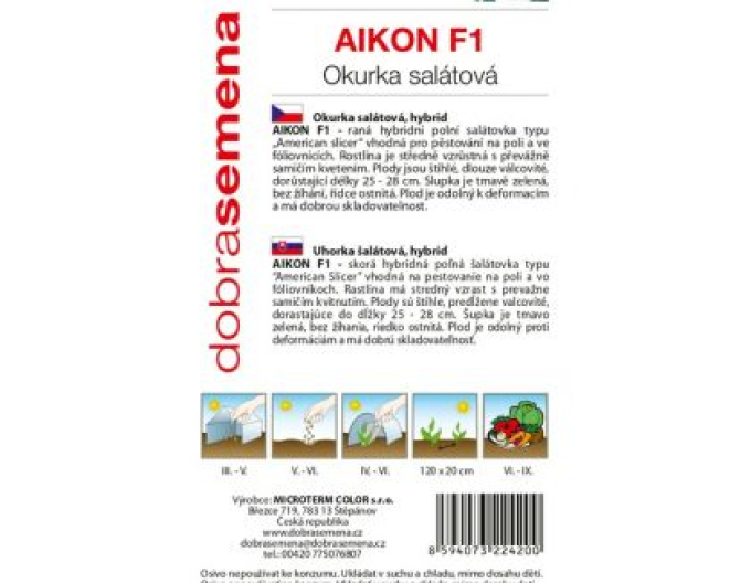 Dobrá semena Uhorka siata šalátová ´Aikon F1´