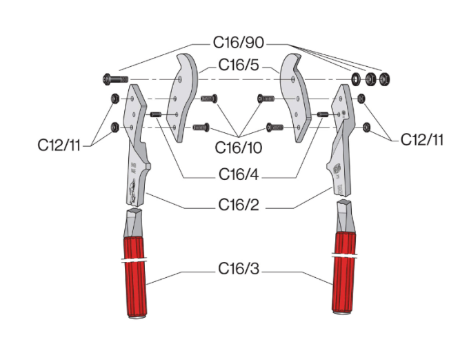 FELCO C16 Kliešte dvojručné