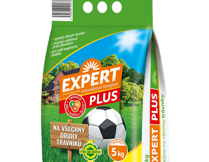 Expert Plus Trávnikové hnojivo 5 kg