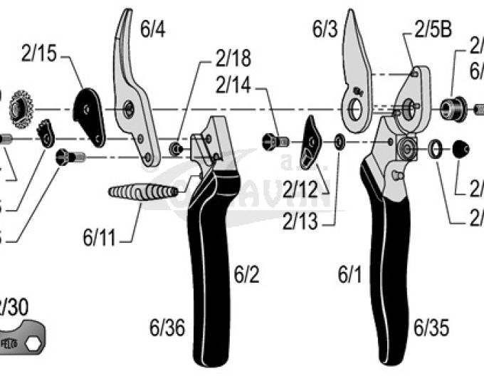 Felco 6/36 (Felco 6) 1ks