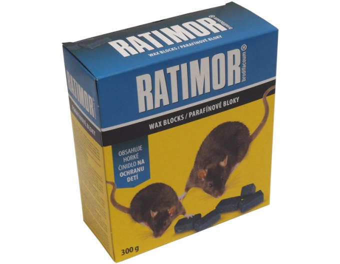 RATIMOR BRODIFACOUM PARAFÍNOVÉ BLOKY