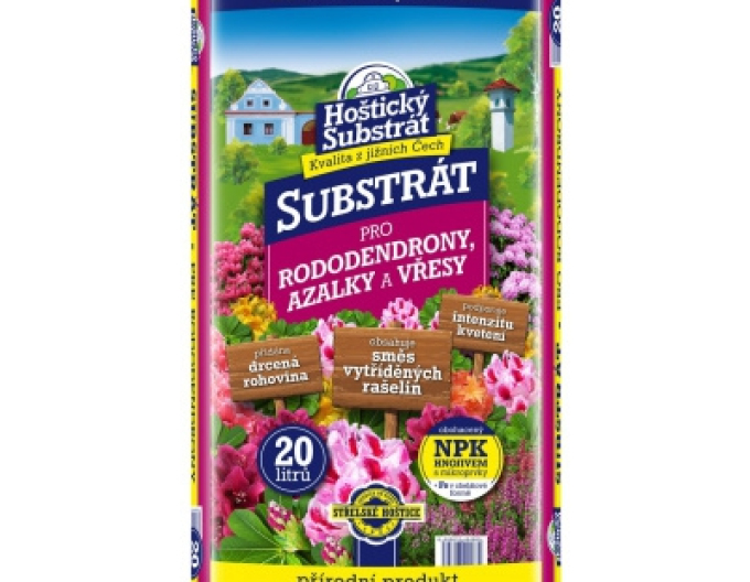 Hoštický Substrát na rododendróny, azalky a vresy 20l